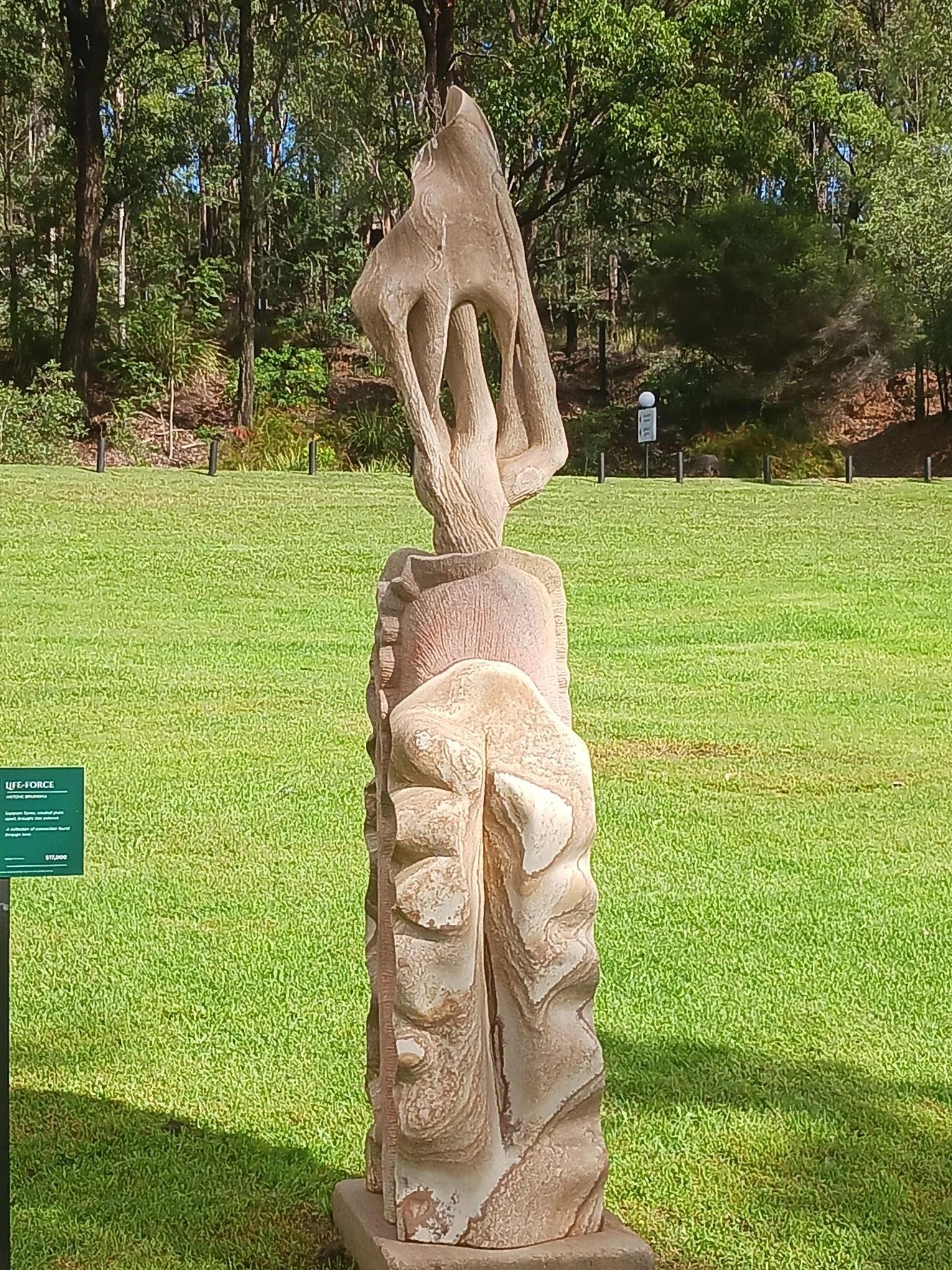 Life Force sculpture at Tamborine Mountain Glades